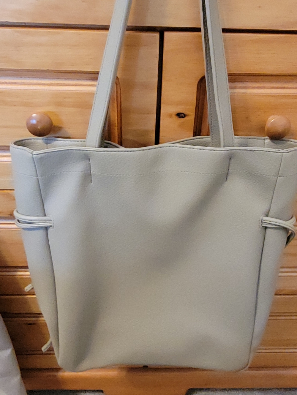 Banana Republic Tote.Classic Minimalist Tote Bag in Taupe